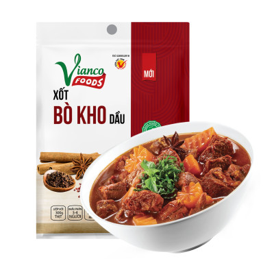 Combo 3 gói Xốt Gia Vị Bò Kho Dầu Việt Ấn 25gr (25gr/gói)