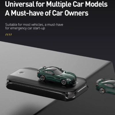 Bộ kích nổ ô tô, xe hơi kiêm pin sạc dự phòng nhãn hiệu Baseus cao cấp CRJS01-01 - Hàng Nhập Khẩu