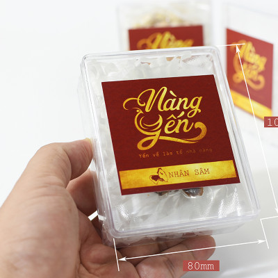 Bộ quà tặng Tết 2021 | Set Yến Phúc Lộc Thọ (Gồm 100 gram tổ yến cùng các nguyên liệu đi kèm) vừa giúp chăm sóc sức khỏe vừa thể hiện ý nghĩa tốt đẹp | Yến sào Nàng Yến