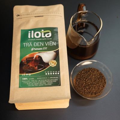 Trà Đen Viên (hồng trà) Premium CTC ILOTA nguyên chất cao cấp 500g