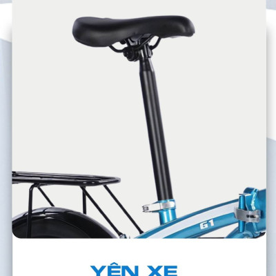 Xe đạp thể thao TEKKO G1 20 inch - xe đạp gấp đôi - gấp khung tiện lợi