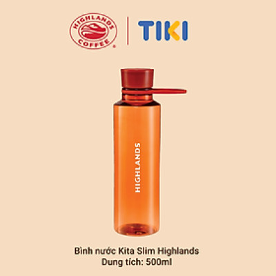 Bình nước Kita Slim Eco Highlands 500ml màu ngẫu nhiên