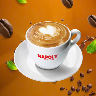 Cà phê hoà tan Cappuccino bổ sung Socola béo ngậy Napoli Coffee hộp nhỏ (5gói x 29g)