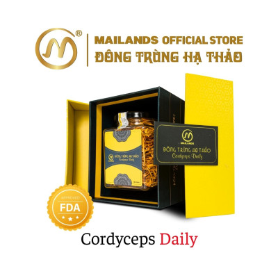 COMBO 4 hộp Đông Trùng Hạ Thảo MaiLands Cordyceps Daily 4 hộp x 15gr