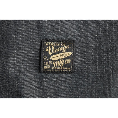 Sơ mi denim wash bụi phong cách Vinstage_dã ngoại_Biker