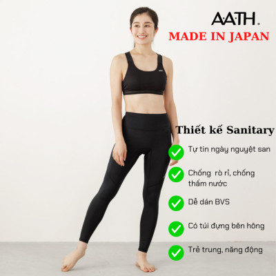 Quần Legging nano A.A.TH Japan, chăm sóc chân