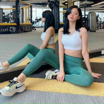 Quần Dài Legging Nữ Lưng Cao Hack Dáng Tập Thể Thao
