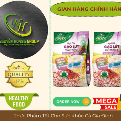 COMBO 6 :Gói Ngũ Cốc Gạo Lứt Huyết Rồng Ít Đường 400g