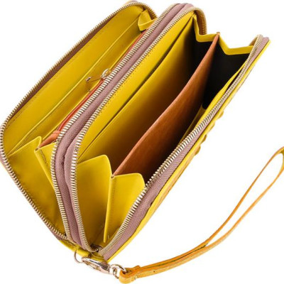 Ví Nữ Huy Hoàng HT3253 (10.5 x 19 cm) - Vàng Nghệ