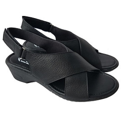 Giày Sandal Cao Gót Da Bò BIGGBEN Cao 5 Phân SDCG146