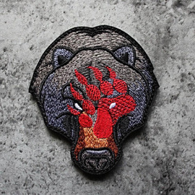 Patch_ miếng dán velcro vải gấu Seiko chiến thuật