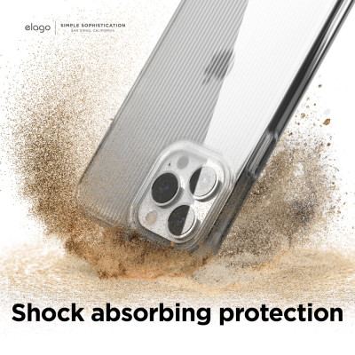 Ốp lưng Elago Urban Clear Case cho iPhone 14 Pro/ 14 Promax Chống Sốc Chuẩn Quân Đội_ Hàng chính hãng