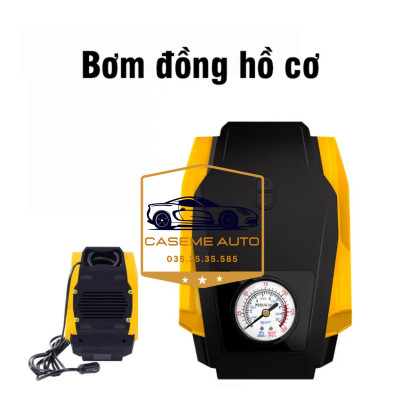 Bơm Lốp ô tô dự phòng Điện Tử Tự Ngắt Có Đèn Pin TANGDi cài đặt thông số tự động ( mã 1011) - Hàng Chính Hãng