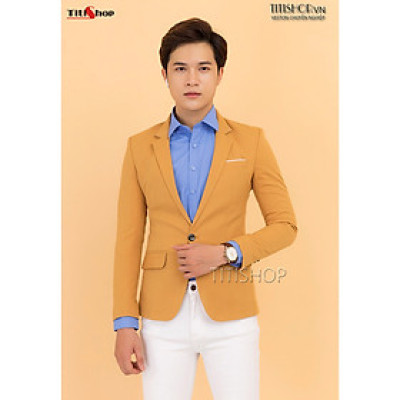 Áo Vest Nam Titishop EVN194 Màu Kem