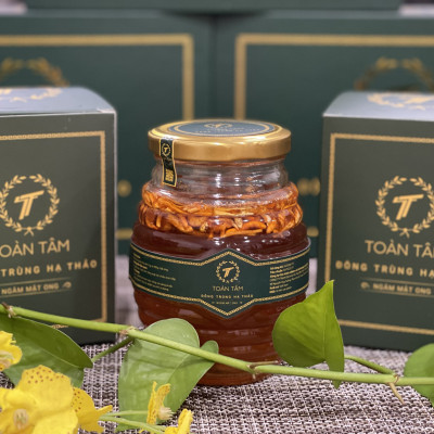 ĐÔNG TRÙNG HẠ THẢO SẤY THĂNG HOA NGÂM MẬT ONG TOÀN TÂM