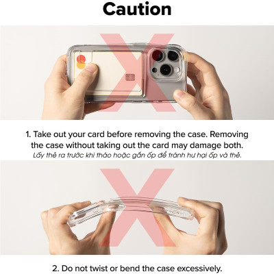 Ốp lưng dành cho iPhone 16 Pro Max/16 Pro/16 Plus/16 RINGKE Fusion Card - Hàng Chính Hãng