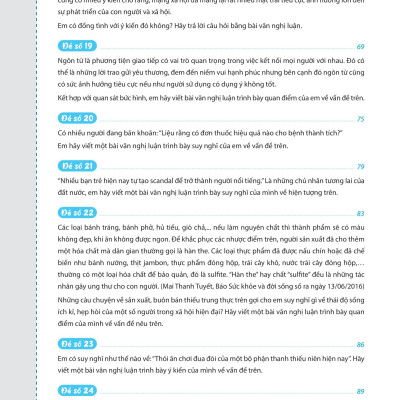 Sách - Các Bài Văn Chuyên Sâu Nghị Luận Xã Hội Ngữ Văn 9