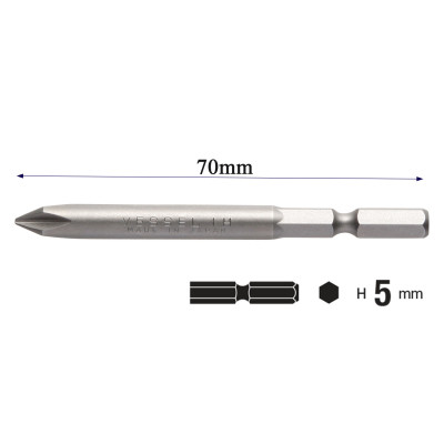 Mũi vặn vít B34/M-B34 đầu ⊕1 Vessel (Nhật Bản)