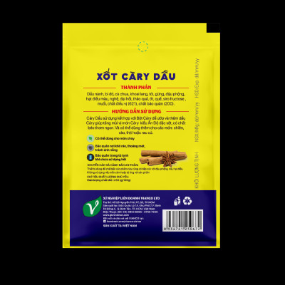 Xốt Cà Ri Dầu Việt Ấn 03 gói x 25gr