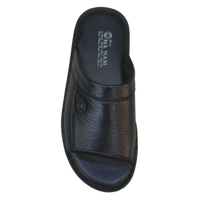 Dép Nam Quai Ngang TiTi ĐÔ Da Bò Thật Cao Cấp DNA2124