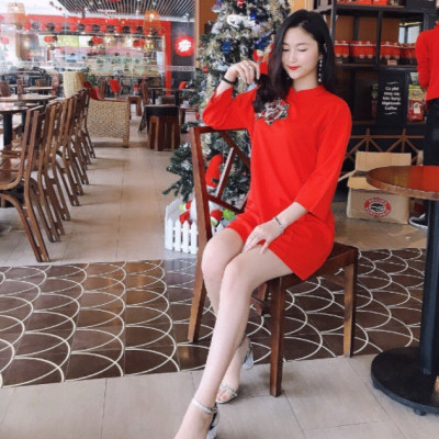 Đầm váy cách tân tay lửng thời trang trẻ trung cho nữ ADT03