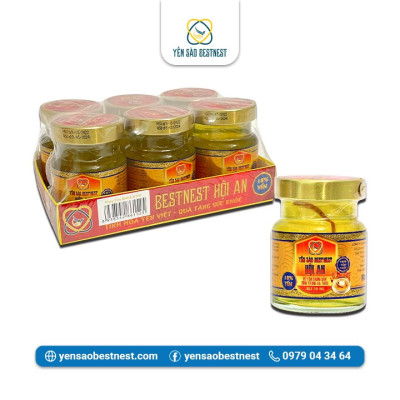 Tổ yến chưng sẵn BESTNEST HỘI AN 18% đông trùng hạ thảo