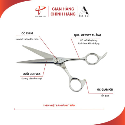 Kéo cắt tóc VIKO EA-602 (size 5.75 inches)