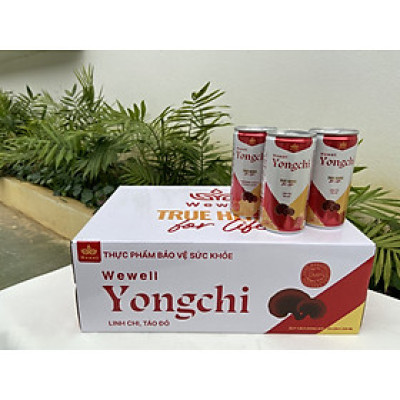 TPBVSK Nước uống thảo dược Wewell Yongchi (thùng 24 lon)