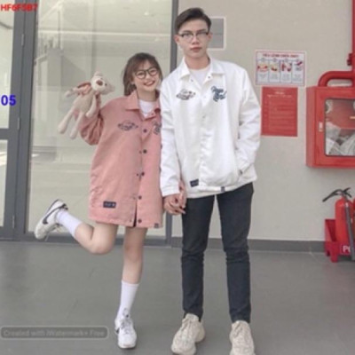 Áo khoác dù LaNd nút bấm