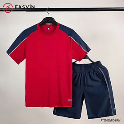 Bộ Quần ÁoThể Thao Nam FASVIN AT25660.HN Chất Coolmax Hàng Nhà Máy Chất Liệu tốt Phom Dáng Đẹp