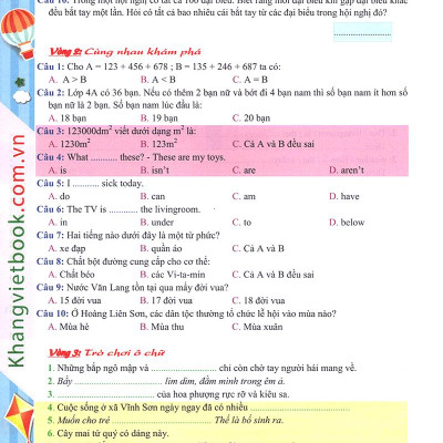 Em Muốn Thành Trạng Nguyên Nhỏ Tuổi (Lớp 4)