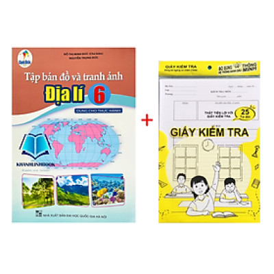 Sách - Tập bản đồ và tranh ảnh Địa lí 6 (cánh diều)