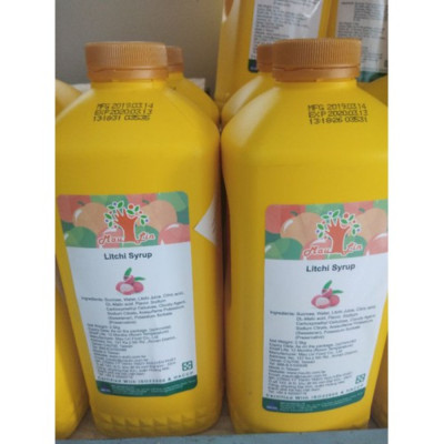 Siro Vải MauLin (MauLin Litchi Syrup) Chai 2.5Kg - Nguyên liêu pha chế trà sữa hương thơm hảo hạng