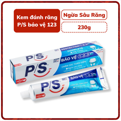 Combo 2 Kem Đánh Răng P/S Ngừa Sâu Răng Vượt Trội 230G