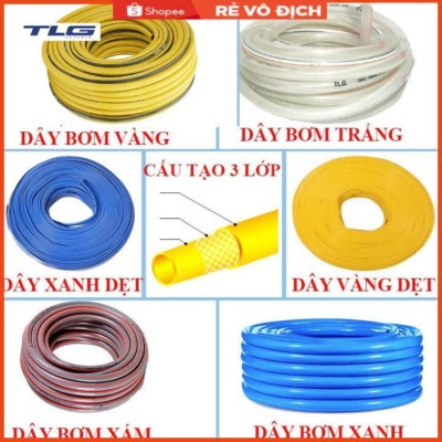 Bộ dây và vòi xịt tăng áp rửa xe tưới cây  (cút nhựa nối đen 712-2)