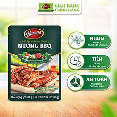 Xốt Gia Vị Hoàn Chỉnh Barona - Nướng BBQ