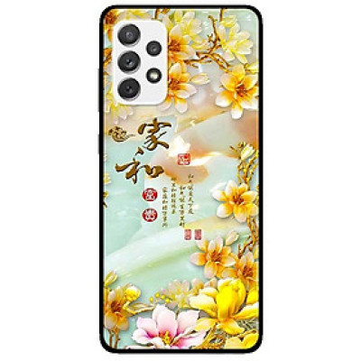 Ốp lưng dành cho Samsung Galaxy A52 5G mẫu Chữ Hoa Vàng