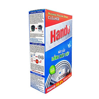 Hộp 2 gói tẩy lồng máy giặt siêu sạch Hando