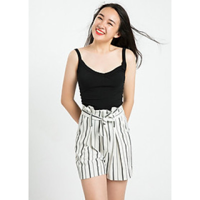 Quần Shorts Lưng Xếp Ly Hity PAN033 (Sọc Trắng Kim Cương)