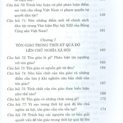 Hỏi - Đáp Môn Chủ Nghĩa Xã Hội Khoa Học (Dành cho bậc đại học hệ chuyên và không chuyên lý luận chính trị)