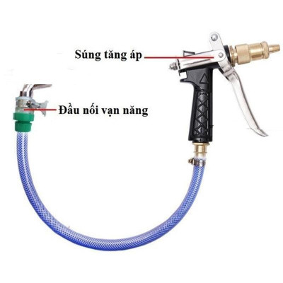 Đầu nối vòi đa năng cho Sung Xịt Rửa Xe Tăng Áp Lực Nước F 206499 