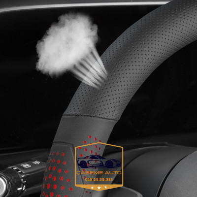 Bọc Vô Lăng Ô Tô 3D Da Nappa Cao Cấp – Siêu Mỏng, Thoáng Khí, Chống Trơn Trượt - Hàng Nhập Khẩu