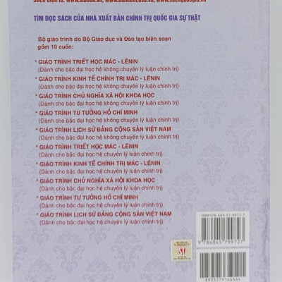 Giáo trình Triết học Mác - Lênin (Dành cho bậc đại học hệ không chuyên lý luận chính trị)