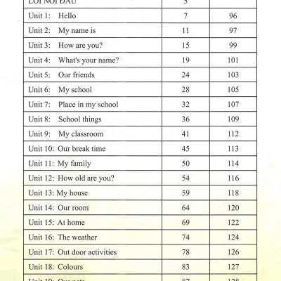 Vở Thực Hành Tiếng Anh Lớp 3