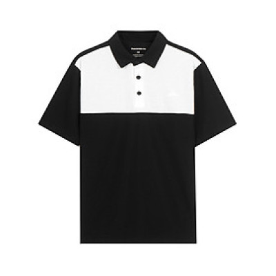 Áo Polo Nam Thể Thao Cổ Sơ Mi ALLPUR CoolMax Siêu Mát - Ngăn mùi - Màu Đen Phối Trắng