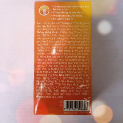 BAO CAO SU TRUE X SENDU X GAI KÉO DÀI QUAN HỆ< hộp  12 chiếc