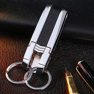 Móc Chìa Khóa Xe Ô Tô Xe Máy Thép Không Gỉ Mẫu Vuông JOBON | Móc Chìa Khóa Thép Không Gỉ Cao Cấp Chắc Chắn, Sang Trọng, Đẳng Cấp