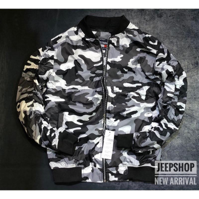 Áo khoác bomber dù phong cách Retro