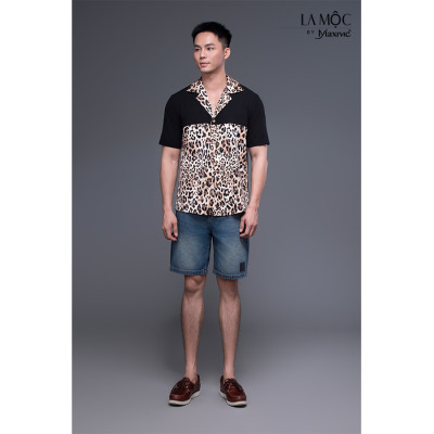 Quần nam jean ngắn xanh đậm