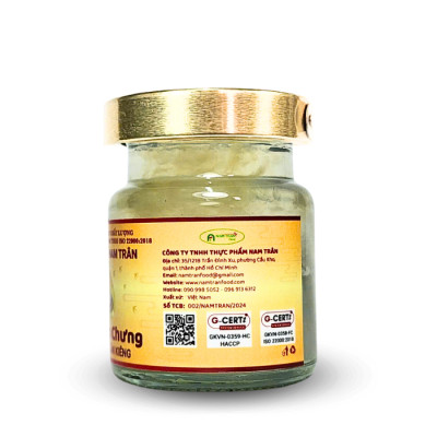 Yến Sào Chưng Sẵn Đường Ăn Kiêng NAM TRÂN 7 gram Tổ Yến Tươi. Set 3 lọ Không hộp. Lọ 70 ml